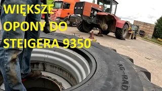 Kupiliśmy nowe opony do STEIGERA 9350. IF900/60R32 TIANLI. Zakładamy samodzielnie.