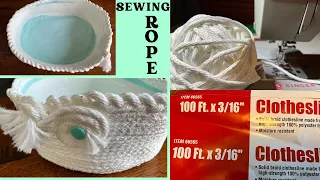 How To Make A Braided On The Top Rope Bowl With Your Sewing Machine