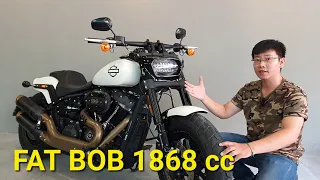 Đã Bán - Đánh giá Harley Fat Bob 1868 cc, Cruiser đậm chất thể thao