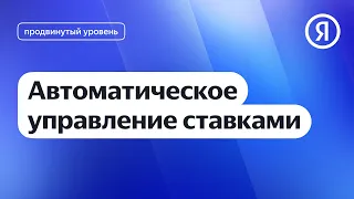 Автоматическое управление ставками I Яндекс про Директ 2.0