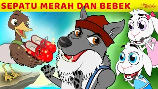 Sepatu Merah dan Bebek + Serigala dan 7 Anak Domba | Kartun Anak Anak | Bahasa Indonesia Cerita Anak