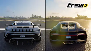 The Crew 2 | Bugatti Centodieci 2019 vs. Bugatti Chiron 2017 Performance and Sound Comparison