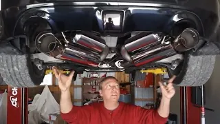 Aftermarket Exhaust Install on a Nissan 370z