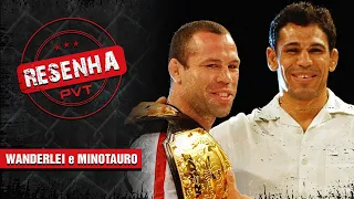 RODRIGO MINOTAURO, WANDERLEI SILVA E ANDRÉ DA VENUM