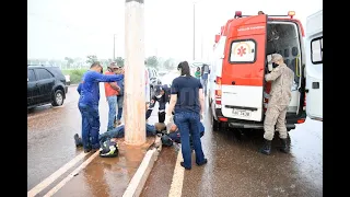 Motociclista morre após bater em poste na avenida dos Estudantes em Rondonópolis