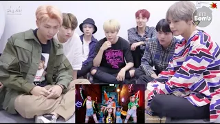 [request] BTS reaction to TRI.BE Kiss [fanmade]
