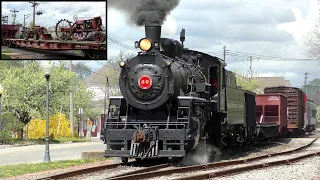Black River & Western 60: A Vintage Steam Powered Freight Train in New Jersey (4K)