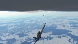 War Thunder: Yak-3 dogfighting Fw-190