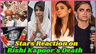 Bollywood Stars Reactions on Rishi Kapoor’s Sudden Death