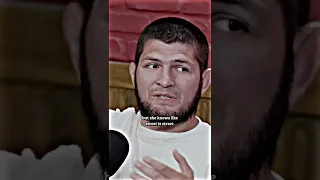 Khabib: "My mother used to tell me not to come home if I lose in a street fight." 🥶🥶🥶