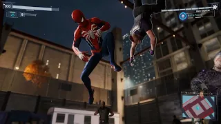 Perform 3 stealth takedowns + Throw 10 objects | Spider man Remastered PC | Fisk construction |