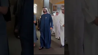 Sheikh Mohammed bin Rashid Al Maktoum Visit Art Dubai Exhibition 2024 #faz3 #fazza #shorts #dubai