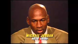 Jordan discusses his iconic hand-switching layup in Game 2 (1991)
