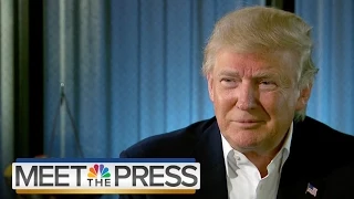 Donald Trump On Immigration, Hillary Clinton (Full Interview) | Meet The Press | NBC News