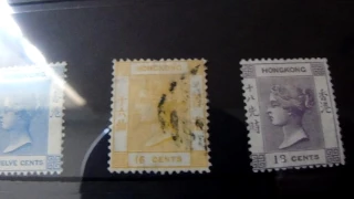 Stamp collection : Hong Kong Victoria