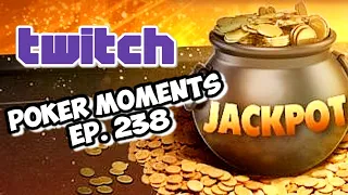 Twitch Poker Moments ep. 238 Include GGPoker Bounty Jackpot🔥🤑🔥 Online Poker