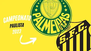 PALMEIRAS 3 X 1 SANTOS / MOMENTOS GOLS / PAULISTA 2023 - Amo Futebol