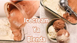 BLENDA INAVYOTENGENEZA ICECREAM LAINI/homemade blender icecream