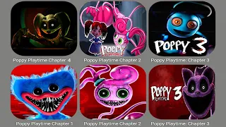 Poppy Playtime Chapter 4,Poppy Playtime Chapter 2,Poppy Playtime Chapter 3 Mobile Full Gameplay