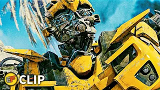 Twins vs Devastator - Bumblebee vs Rampage | Transformers Revenge of the Fallen 2009 IMAX Movie Clip