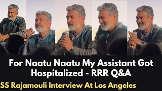 SS Rajamouli Interview At Los Angeles & RRR Q&A At Aero Theatre, RRR Interview, SS Rajamouli Q&A
