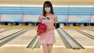 ボウリング女子の練習風景91（Bowling Practice）2021/7