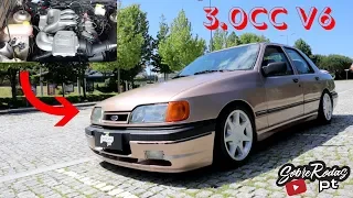 Ford sierra com motor Jaguar 3.0 v6