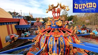 Dumbo The Flying Elephant - 2 POV Rides, Both Sides - Magic Kingdom, Walt Disney World 2021