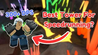 Solo Molten Speedrun With ONLY Brawler Tower || Roblox Tower Defense Simulator
