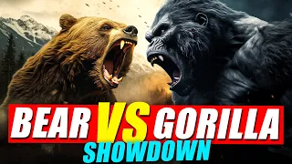 Grizzly Bear vs Silverback Gorilla | The Ultimate Showdown