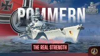 World of Warships - Pommern: Friday Highlight The Real Strength
