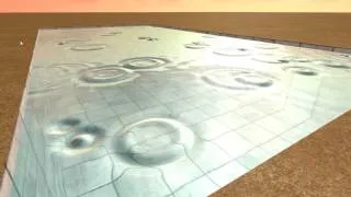 real-time water simulation using hightfields