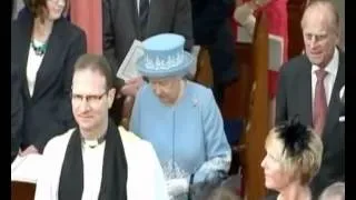 Королева Великобритании Елизавета II посетила католический храм