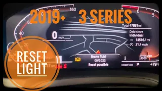 BMW 2019+ 3 series G20 Service light reset