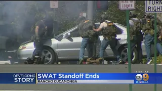 Pursuit, SWAT Standoff Ends With Arrest In Rancho Cucamonga