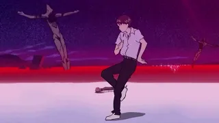 Shinji's feeling pretty good