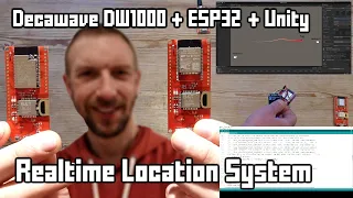 Ultra Wideband Realtime Location System using ESP32 and Unity
