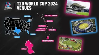 T20 Cricket World Cup 2024 Stadiums USA and West Indies