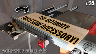 Unleash your table saws crosscut potential! DIY sliding crosscut table saw upgrade