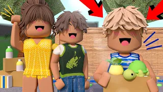 We ADOPTED a NEW KID **CRAZY Toddler** | Roblox Bloxburg Family Roleplay w/voices