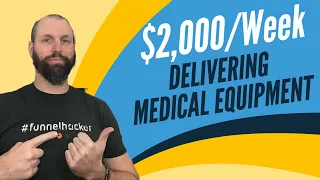 $2000 A Week Delivering Medical Equipment As A Medical Courier! #medicalcourier #courier