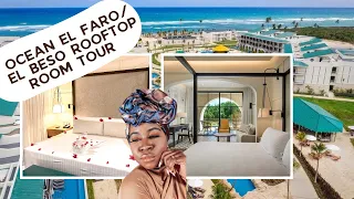 OCEAN EL FARO / EL BESO JUNIOR ROOFTOP SUITE ROOM TOUR (ALL INCLUSIVE RESORT)