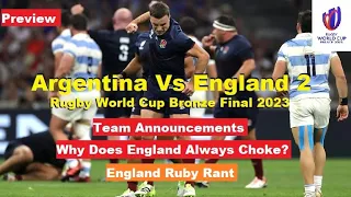 Preview: Argentina Vs England Rugby World Cup Bronze Final 2023, Lineups, Stats Analysis Prediction