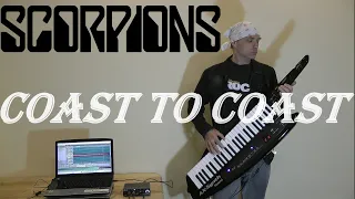 SCORPIONS - COAST TO COAST cover on KEYTAR! Playing LIVE on Roland AX-Synth