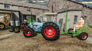 A day in the life of a 1980 Farmer | Farming Simulator 22