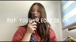 put your records on by corinne bailey rae cover :)