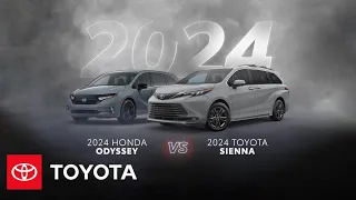 2024 Toyota Sienna vs 2024 Honda Odyssey | Toyota