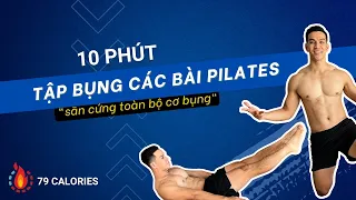 10 Phút Tập Bụng Săn Chắc Với Các Bài Pilates