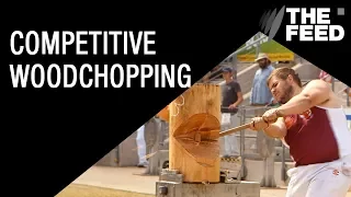 Competitive Woodchopping: Poetry with an axe