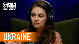 Mila Kunis On Supporting Ukraine | Conan O’Brien Needs a Friend